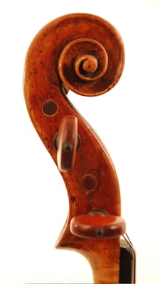 Ceruti  violin scroll