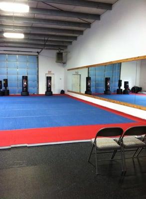 Our awesome facility - workout floor.