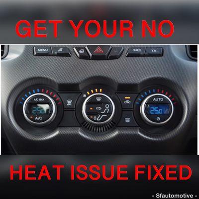 Come to Sfautomotive and we will keep you warm this winter!!