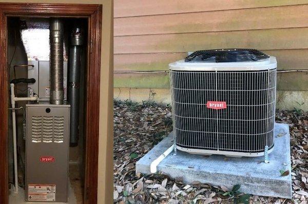 2 ton 14 SEER Bryant Gas System