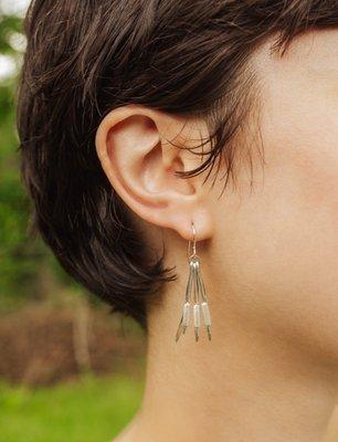 Cattails Triple Earring