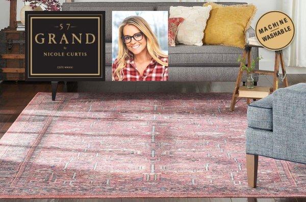 As a certified retailer of Nourison rugs, we're excited to now carry Nicole Curtis WASHABLE rug collections!