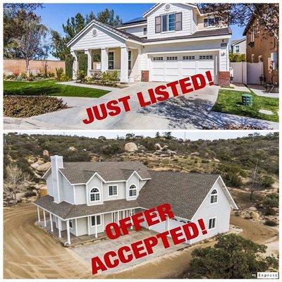 More homes sold!  Temecula and Murrieta