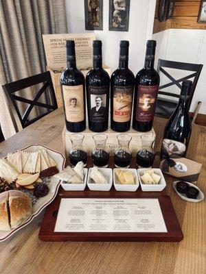 Our Wine & American Farmhouse Cheese Paired Flight