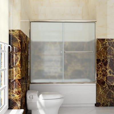 By-pass sliding bathtub / shower door