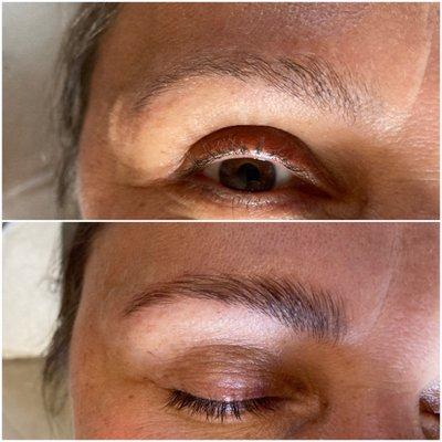 Brow lamination