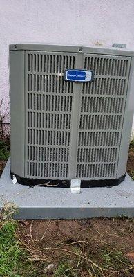 New a/c international for our new happy customer.