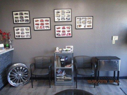 Auto Body Shop Complimentary Refreshments Area