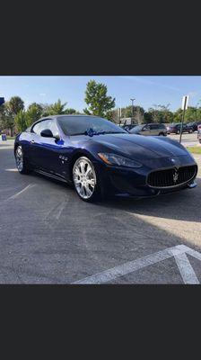 Handwax on this Maserati