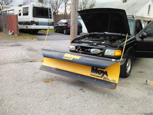 new and used plow installations starting at 500.00