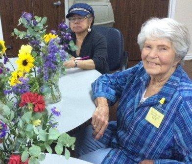 Flower arranging activity!