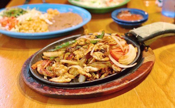 Chicken fajitas