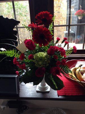 Flowers that were delivered