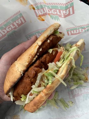 Chicken finger sub..photo by @phil_eatsfood