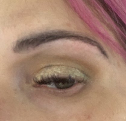 Again, screwed up the shape of my brow :(