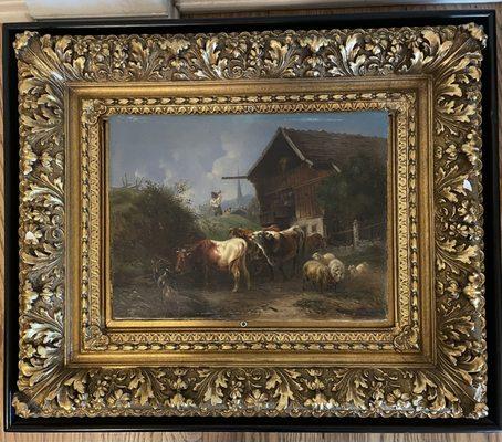 Late 1800's scenery signed William Melchior oil