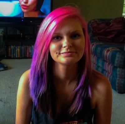 Pink and Purple ombre!