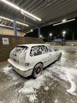 Major suds! 1990 Honda Civic Hatchback.