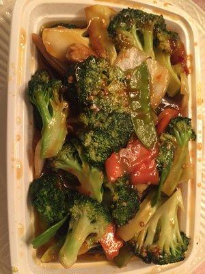 Broccoli with garlic sauce