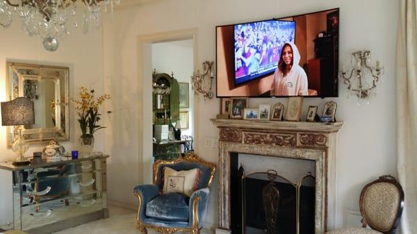 Beautiful TV wall mounting installs.