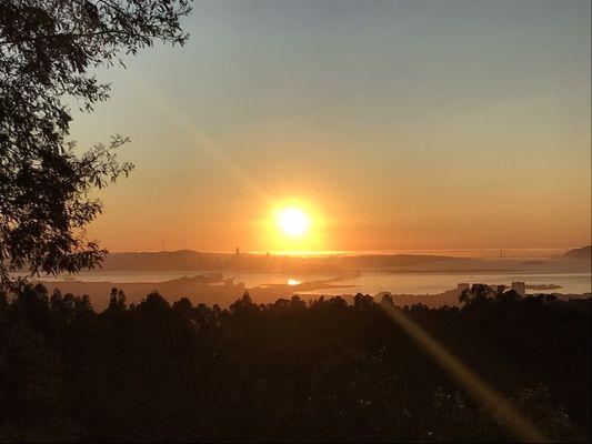 Always a beautiful view when you reach Skyline Blvd