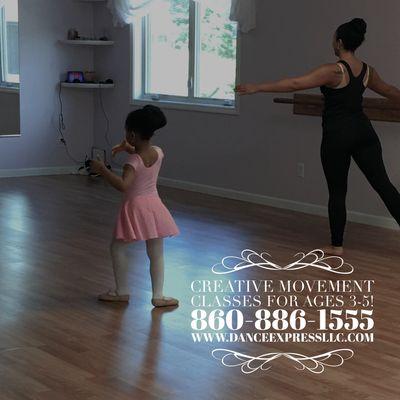 Creative Movement classes for ages 3-5!