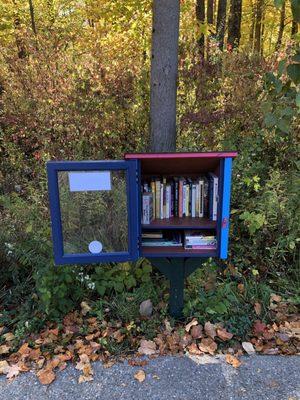 Little free library! Take a book. Leave some books. :)