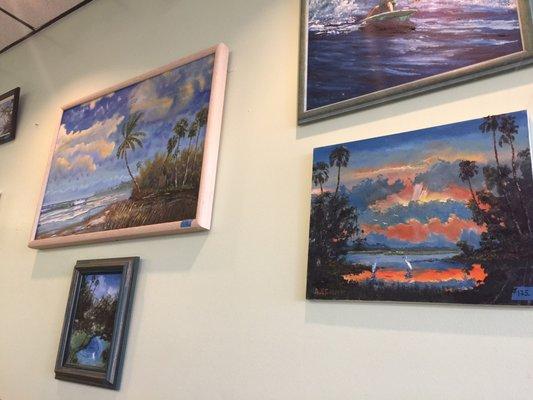 Local artists paintings available for sale