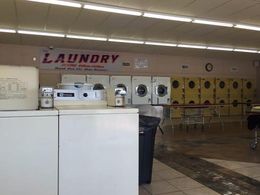 A real step back in time, but this old school laundromat got the job done at a relatively low price.