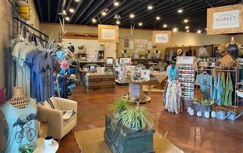 Interior view of the Welcome Center and Island City Harbor Store