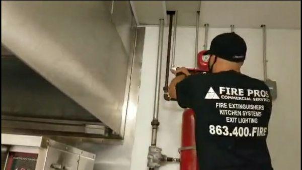 Restaurant fire system