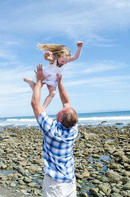 Hanging around with Daddy