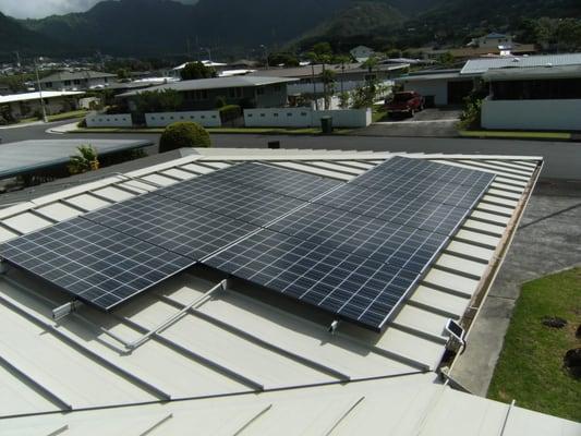 Standing Seam Roof Install