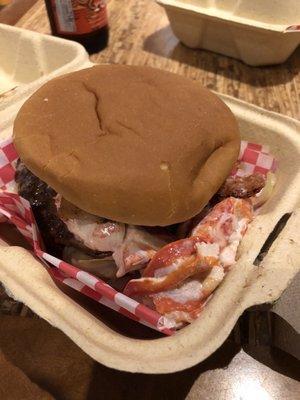 Lobster burger