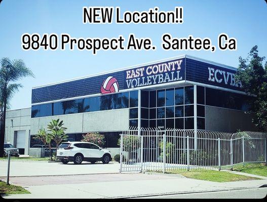 ECVBA New location 9840 Prospect Ave Santee, CA