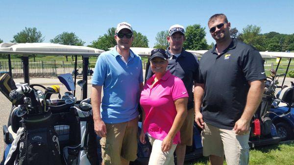 Tee It Up for the Troops - Jesse, Tiffany, Brandon, Jarod.