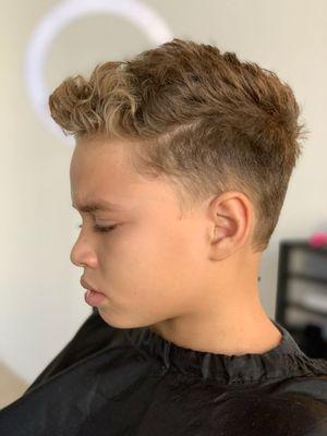 Young mens cut by Kimberly.