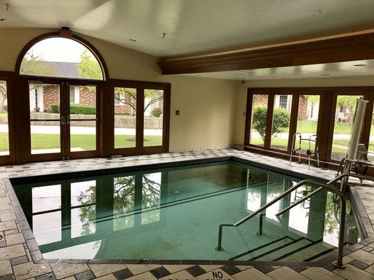 Indoor rehab pool.