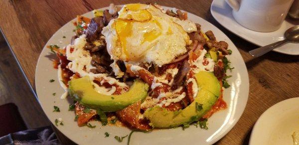 Chilaquiles- these are legit yummy!