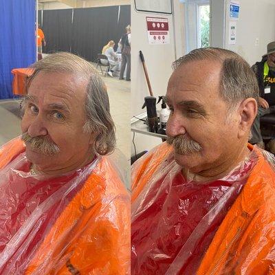 This gentleman rocking his free hair cut from visiting us at Arizona Sonshine.