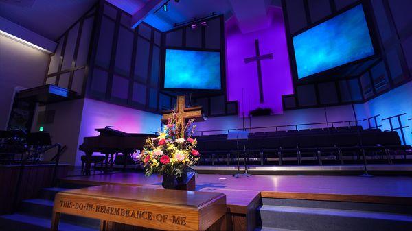 Church sound system installation