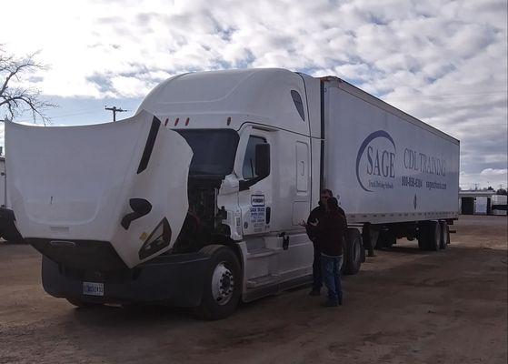 Sage heavyweight training truck.