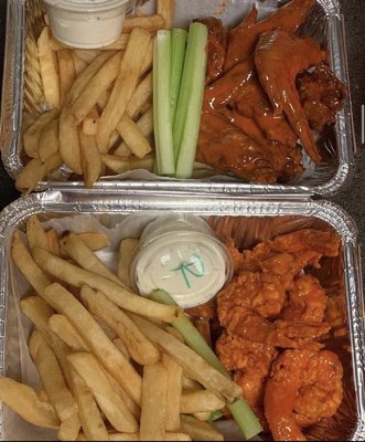 Buffalo Shrimp & Chicken