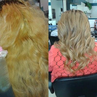 Color correction stylist Diana