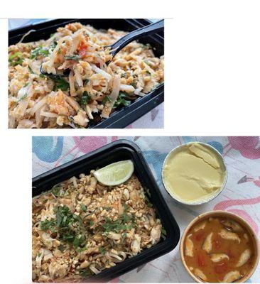 Tom Yum Soup VTK'S SIGNATURE SHRIMP & CRAB PAD THAI PASSION FRUIT POTS DE CRMES