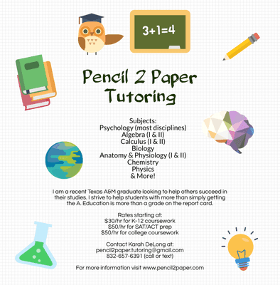 Pencil 2 Paper Tutoring