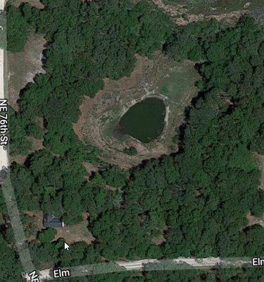 5 acre with pond and small farm house lots of deer