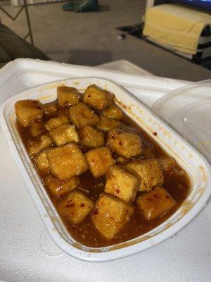 General Tso tofu