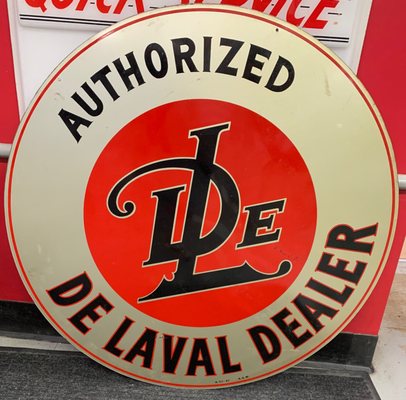 We have several vintage metal signs!