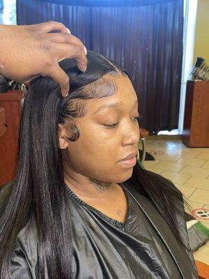 Frontal Wig Install